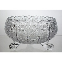 Crystal bowl on three legs 20cm. Classic Collection.