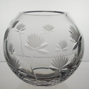 Coupe en cristal 15cm. Collection Fleur.
