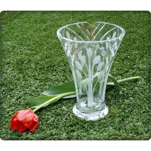 Vase en cristal 23cm. Collection Nostalgie.