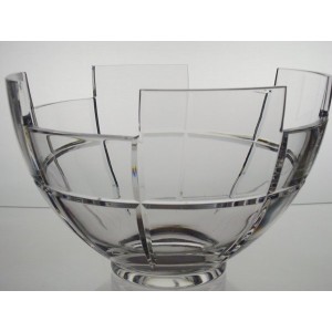 Crystal bowl 28cm. Modern Collection.
