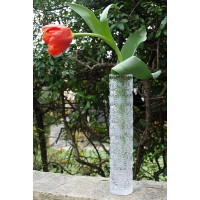 Crystal vase 30cm. Classic Collection.