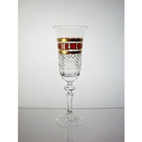 Replacement Champagne glass for Red Gold Collection.