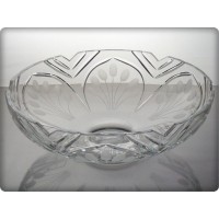 Crystal bowl 25.5cm. Nostalgy Collection.