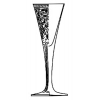 Flûte à Champagne. Collection Maharani.