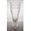 Crystal vase 27.5 cm. Venezia decoration.