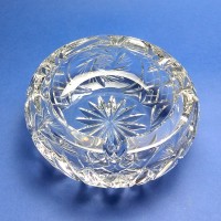 Crystal ashtray 15cm. Tokyo style.